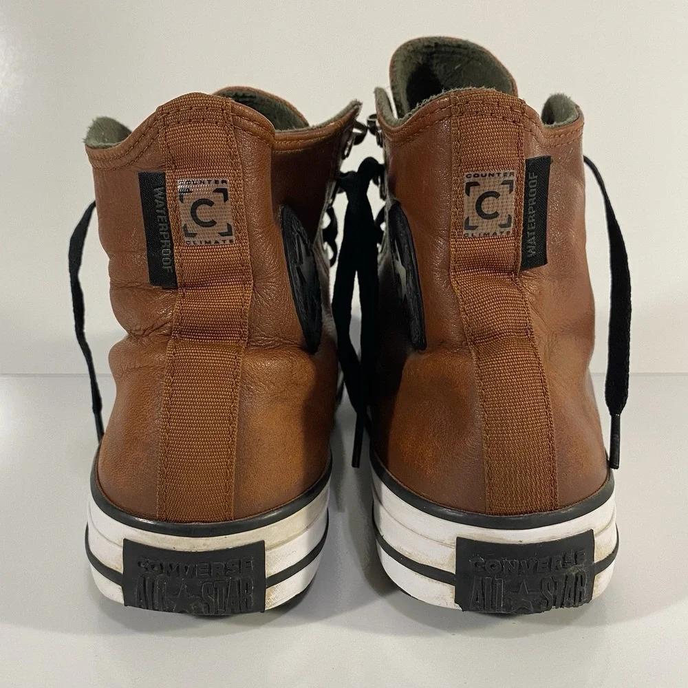 Converse Men's Size 8.5 Chuck Taylor All Star Winter High Top Cedar Bark 171440C